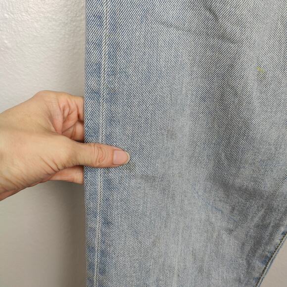 Levis Wedgie Icon Fit Jeans Womens 27 Light Wash Preppy Button Fly Boho Straight - Picture 5 of 13